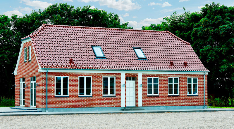 S1 - 195 m² selvstændig stuehus med markerede linjer